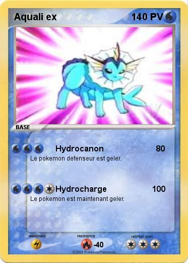 Pokemon Aquali ex