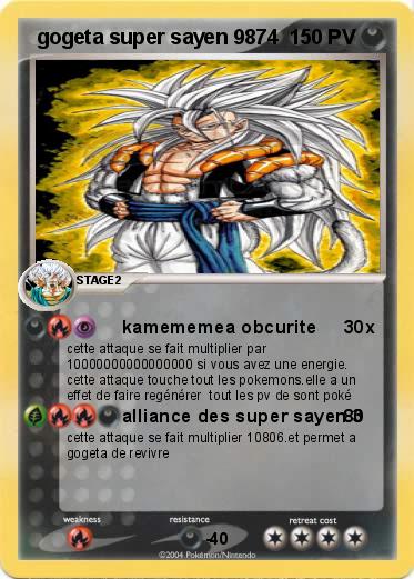 Pokemon  gogeta super sayen 9874