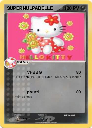 Pokemon SUPERNULPABELLE