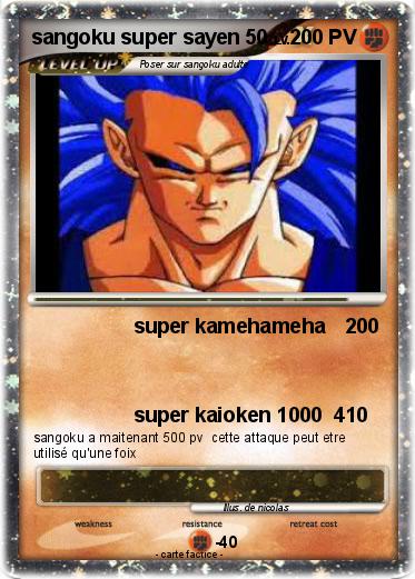 Pokemon sangoku super sayen 50