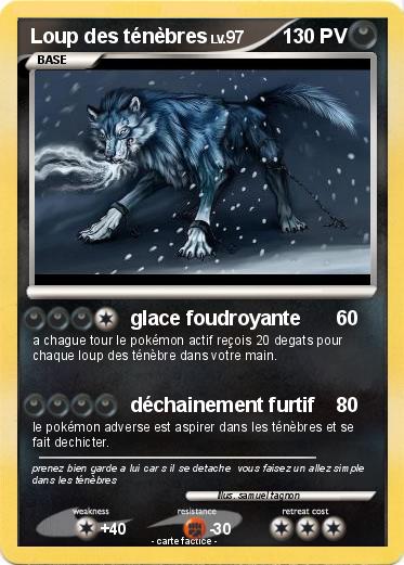 Pokemon Loup des ténèbres