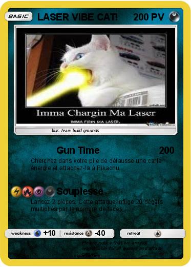 Pokemon LASER VIBE CAT!