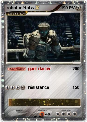 Pokemon robot métal