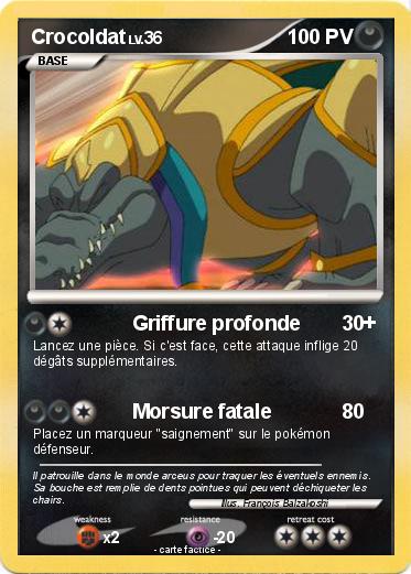 Pokemon Crocoldat