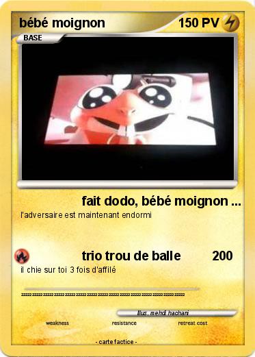 Pokemon bébé moignon