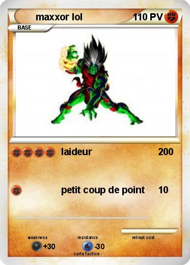 Pokemon maxxor lol