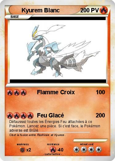 Pokemon Kyurem Blanc