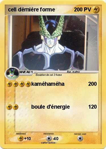 Pokemon cell dèrnière forme