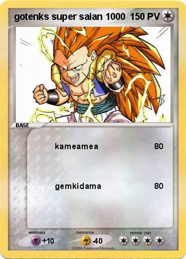 Pokemon gotenks super saian 1000
