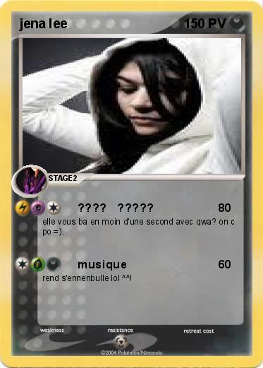 Pokemon jena lee