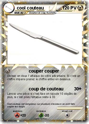 Pokemon cool couteau