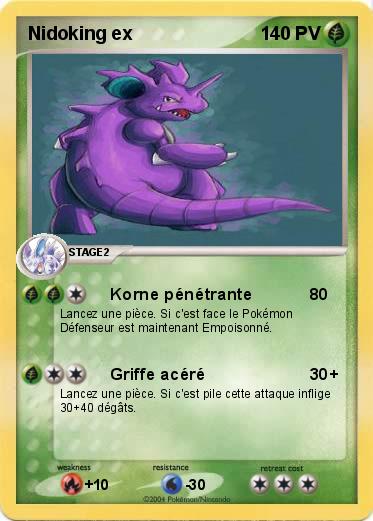Pokemon Nidoking ex 