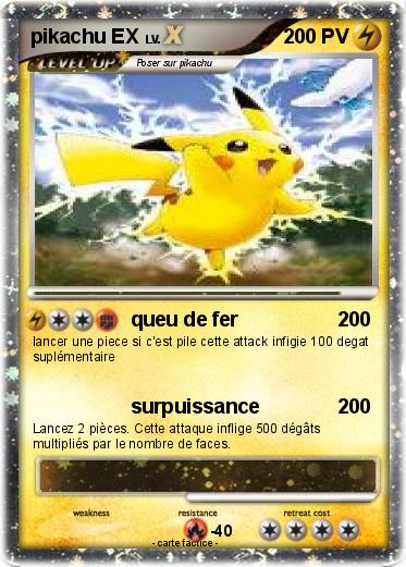 Pokemon pikachu EX