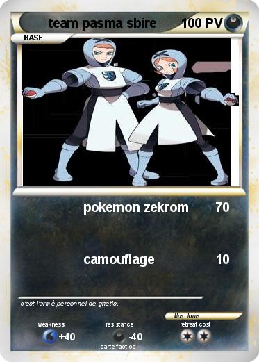 Pokemon team pasma sbire
