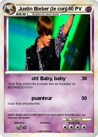 Pokemon Justin Bieber (le con)