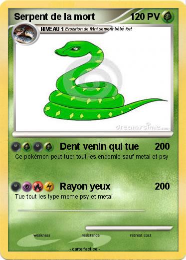 Pokemon Serpent de la mort