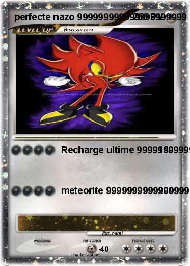 Pokemon perfecte nazo 999999999999999999999