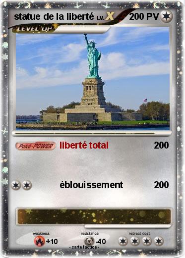 Pokemon statue de la liberté
