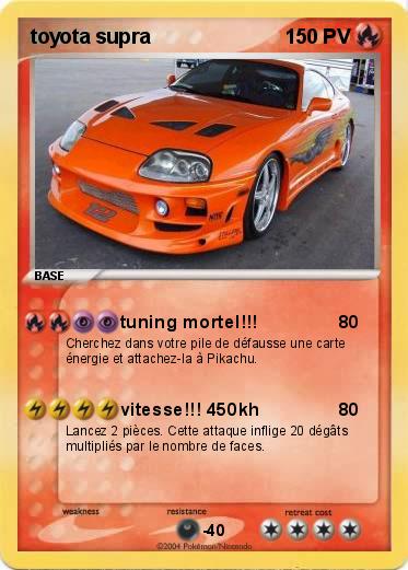 Pokemon toyota supra