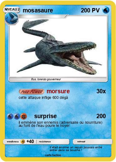 Pokemon mosasaure
