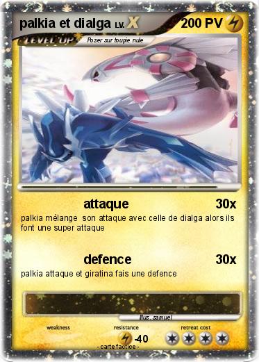 Pokemon palkia et dialga