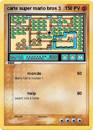 Pokemon carte super mario bros 3