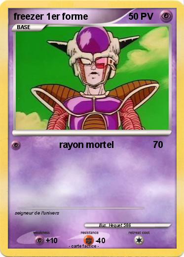 Pokemon freezer 1er forme