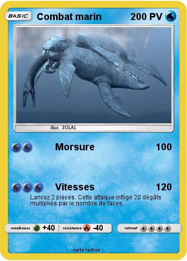 Pokemon Combat marin