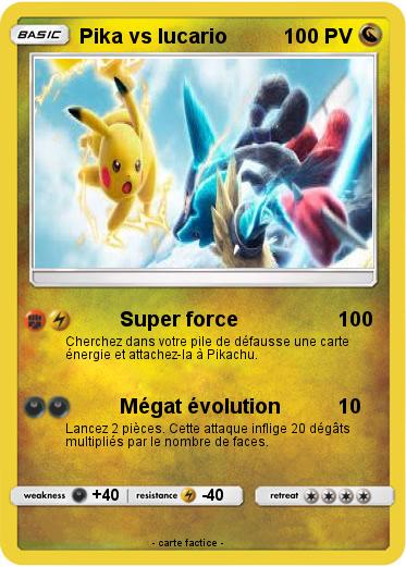 Pokemon Pika vs lucario