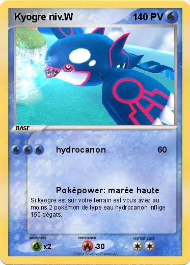 Pokemon Kyogre niv.W