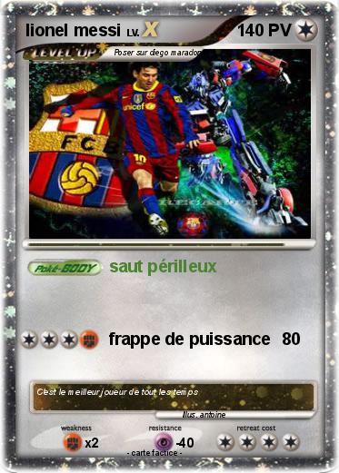 Pokemon lionel messi