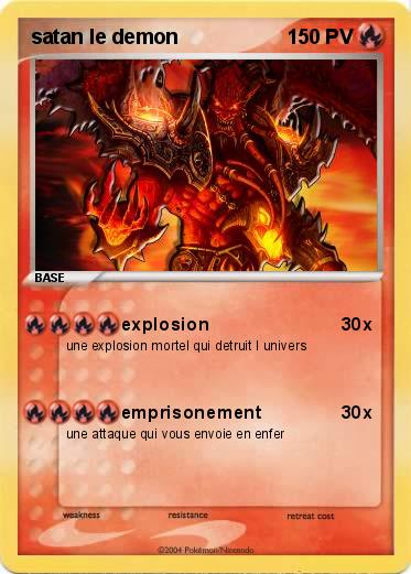 Pokemon satan le demon