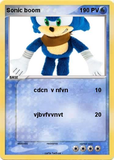 Pokemon Sonic boom