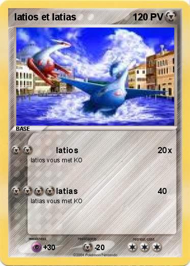Pokemon latios et latias