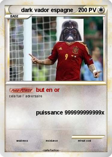 Pokemon dark vador espagne