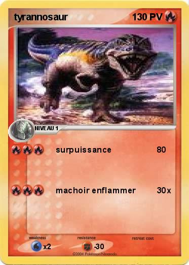 Pokemon tyrannosaur