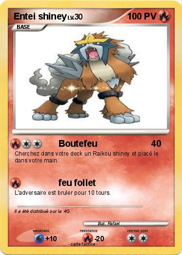 Pokemon Entei shiney