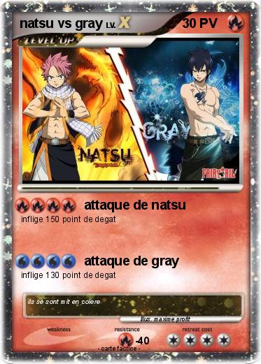 Pokemon natsu vs gray