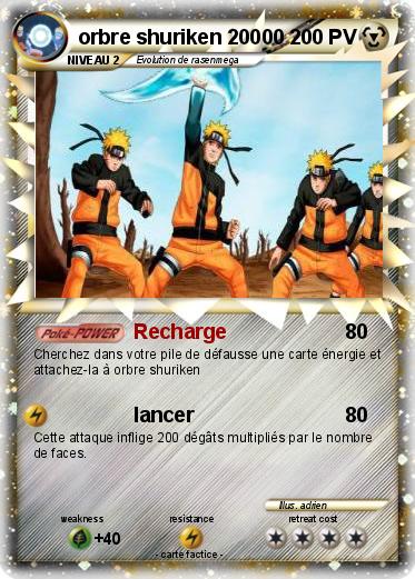 Pokemon orbre shuriken 20000