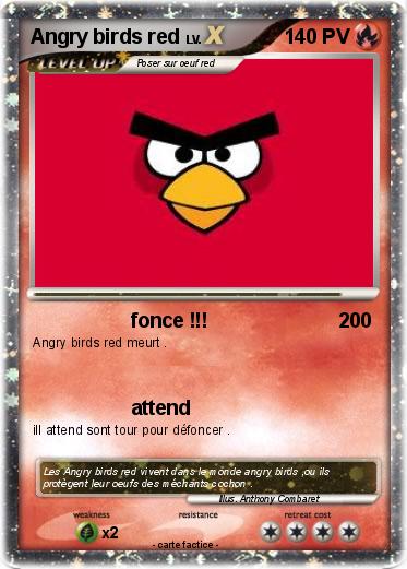 Pokemon Angry birds red