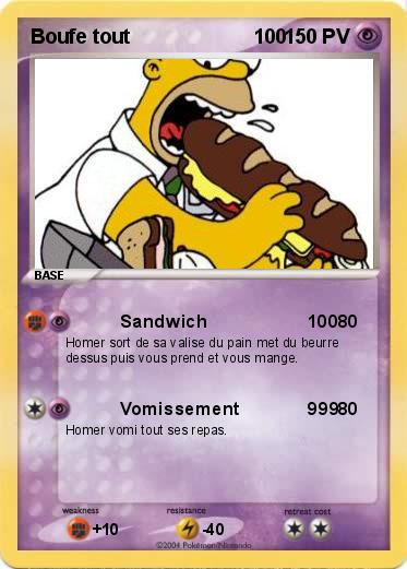 Pokemon Boufe tout                      100