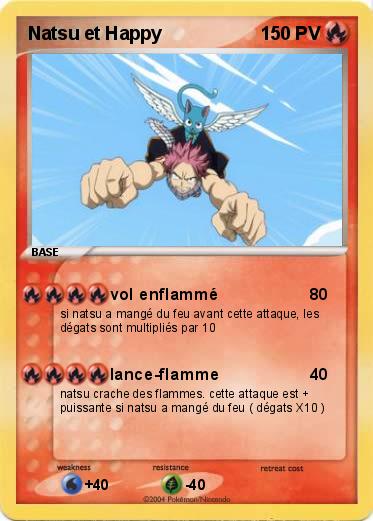 Pokemon Natsu et Happy