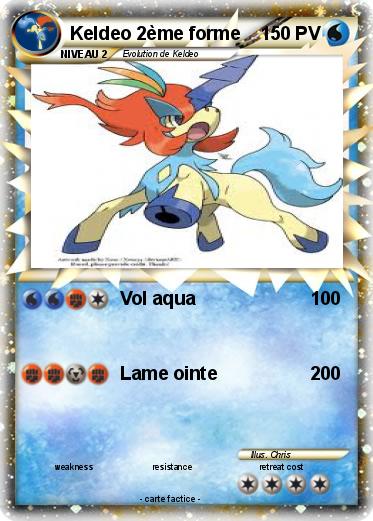 Pokemon Keldeo 2ème forme