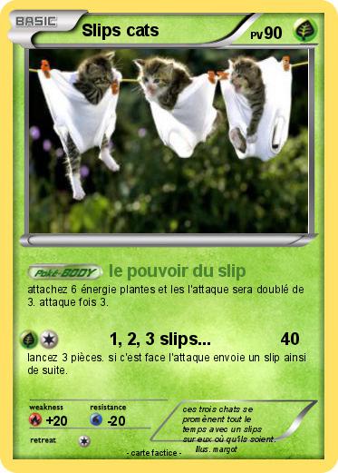 Pokemon Slips cats