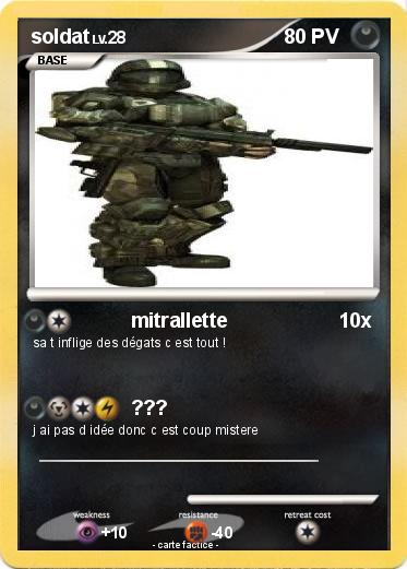 Pokemon soldat
