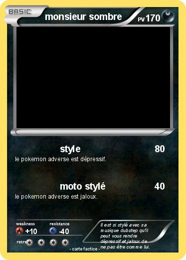 Pokemon monsieur sombre