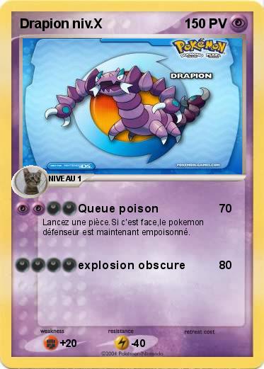 Pokemon Drapion niv.X