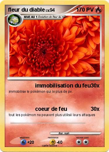 Pokemon fleur du diable