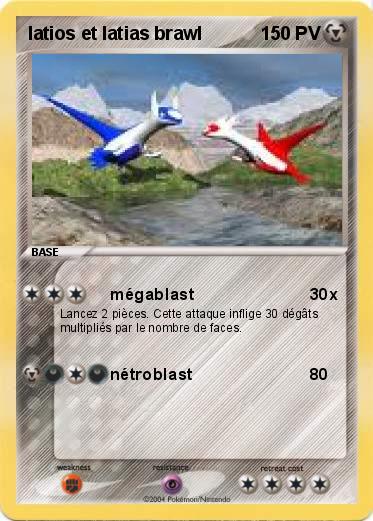Pokemon latios et latias brawl