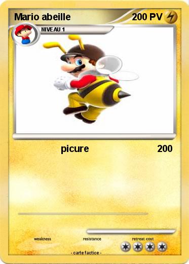 Pokemon Mario abeille